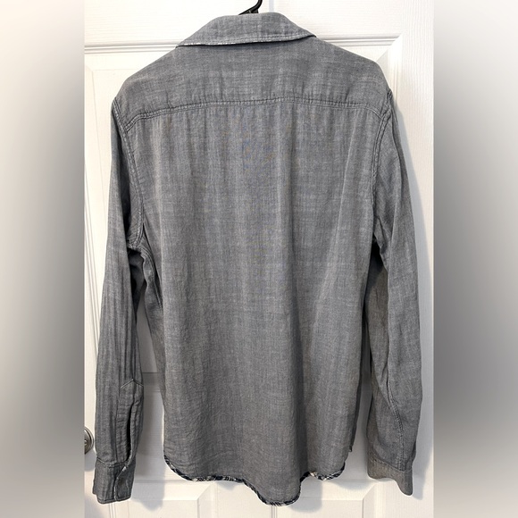 FAHERTY The Reversible Plaid Solid Button Down Shirt Men’s Size M - Picture 6 of 6